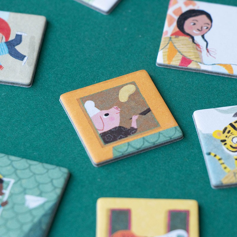 puzzle para observar e inventar historias